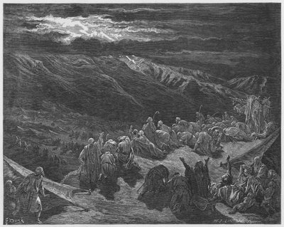 La consegna della legge sul Monte Sinai da Gustave Dore